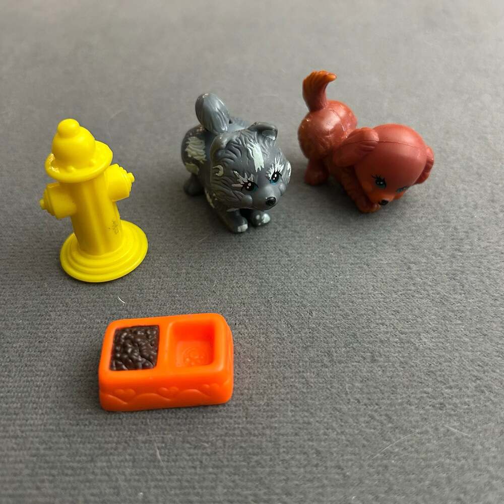 Vintage 1992 Kenner Littlest Pet Shop Figures with Accessories